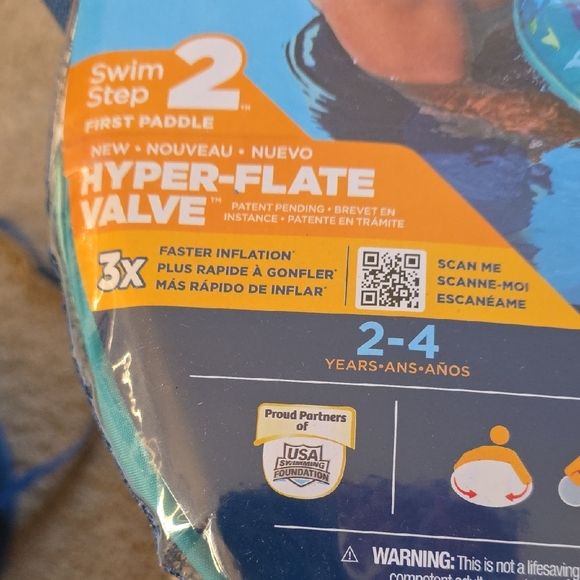 SwimWays Toddler Spring Float - Green Pattern - Picture 2 of 5